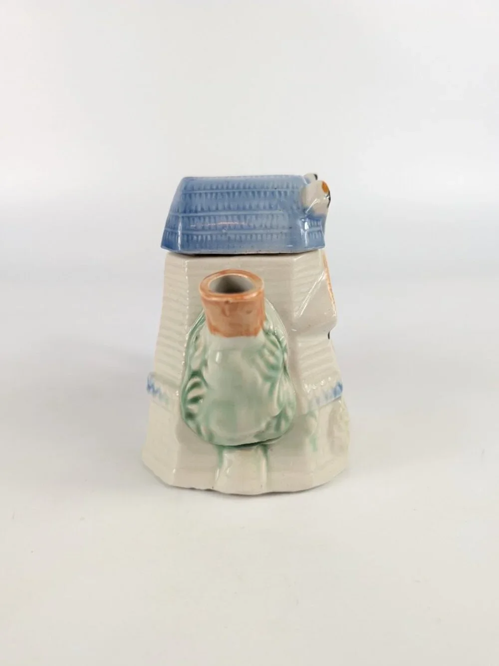 Vintage Cottageware Dutch Windmill Ceramic Teapot Made in Japan